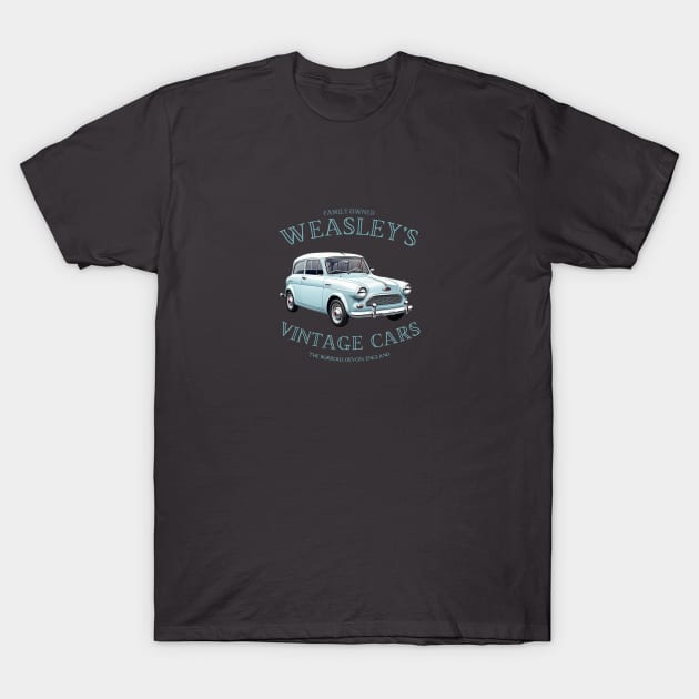 Vintage Magical Cars T-Shirt by Cmmndo_Sev